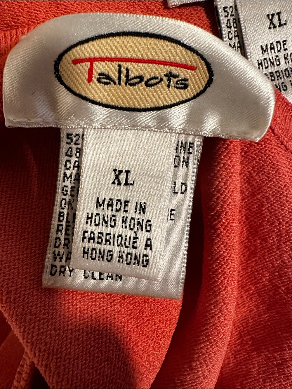 Button-Front Orange Cardigan Set - Picture 4 of 5